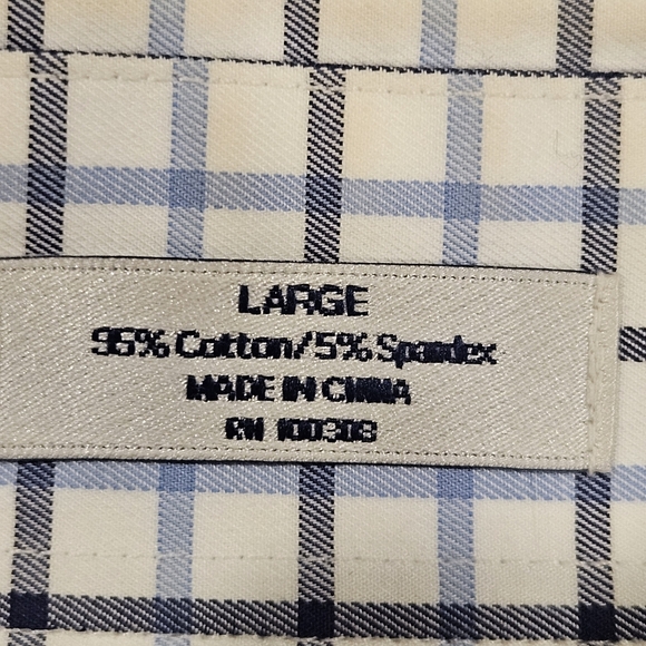 Peter Millar SZ L Button Down LOng Sleeve Preppy Shirt Button Collar Academia - Picture 4 of 9